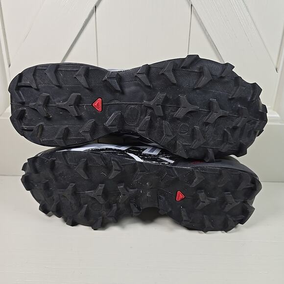 Salomon Speedcross 6 Trail Running Shoes Flint Stone Black Womens 6.5 Gore-Tex - Picture 11 of 11
